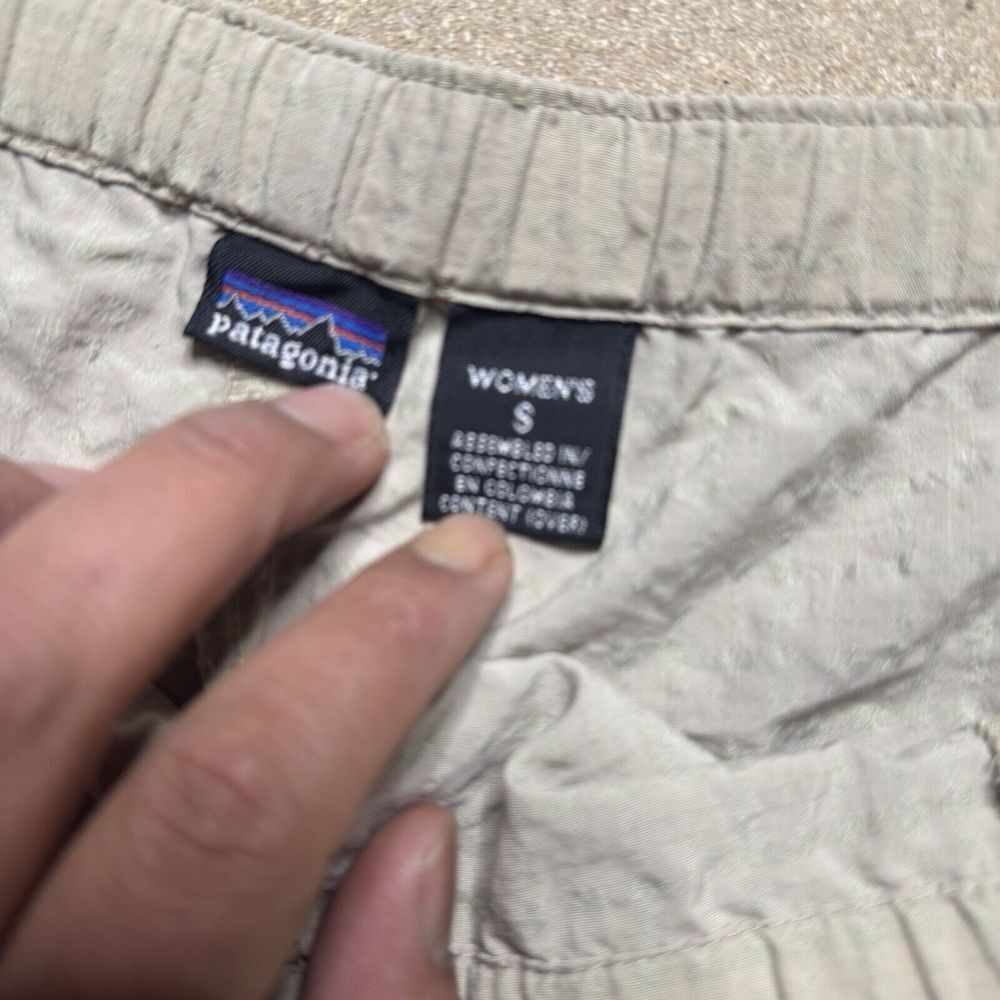 Patagonia Pants Womens Size S Khaki Beige Straight Hiking Outdoor Nylon Blend - Picture 4 of 7